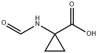 Cyclopropanecarboxylic acid, 1-(formylamino)- (9CI) Struktur