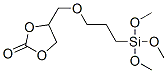 4-[[3-(trimethoxysilyl)propoxy]methyl]-1,3-dioxolan-2-one  Struktur