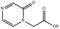 2-(2'-Oxopyrazin-1'-yl)acetic acid Struktur