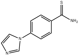 4-(1H-IMIDAZOL-1-YL)BENZENECARBOTHIOAMIDE Struktur