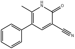 2-Hydroxy-6-methyl-5-phenylnicotinonitrile Struktur