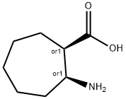 CIS-2-AMINO-CYCLOHEPTANECARBOXYLIC ACID Struktur