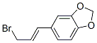 5-(3-Bromo-1-propenyl)-1,3-benzodioxole Struktur