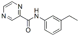 Pyrazinecarboxamide, N-(3-ethylphenyl)- (9CI) Struktur