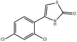 4-(2,4-DICHLOROPHENYL)-2(3H)-THIAZOLONE Struktur