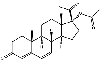 6,7-Dehydro-17α-acetoxy Progesterone Struktur