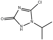 5-chloro-1,2-dihydro-1-isopropyl-3H-1,2,4-triazol-3-one     Struktur