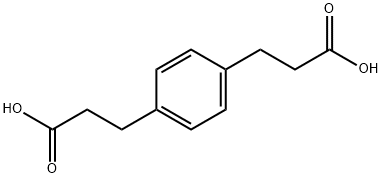 P-PHENYLENEDIPROPIONIC ACID Struktur