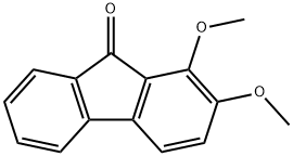 1,2-Dimethoxy-9H-fluoren-9-one Struktur