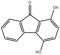 1,4-Dihydroxy-9H-fluoren-9-one Struktur