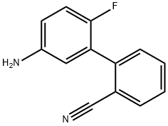 5'-AMINO-2'-FLUOROBIPHENYL-2-CARBONITRILE Struktur