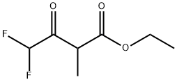 Butanoic  acid,  4,4-difluoro-2-methyl-3-oxo-,  ethyl  ester Struktur