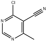 4-氯-6-甲基嘧啶-5-甲腈 結(jié)構(gòu)式