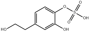 4-(2-Hydroxyethyl)-1,2-benzenediol 1-(Hydrogen Sulfate) Struktur