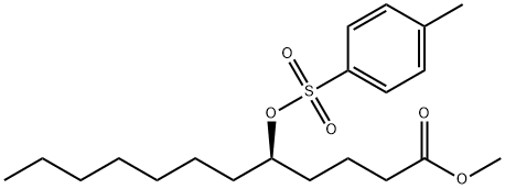 (R)-5-[[(4-Methylphenyl)sulfonyl]oxy]dodecanoic acid methyl ester Struktur