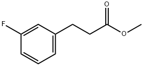 Benzenepropanoic acid, 3-fluoro-, Methyl ester Struktur