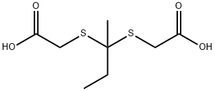 [(1-Methylpropylidene)bisthio]diacetic acid Struktur