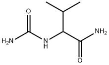 Butanamide,  2-[(aminocarbonyl)amino]-3-methyl- Struktur