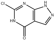 6-Chloro-1H-pyrazolo[3,4-d]pyrimidin-4(7H)-one Struktur