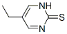 2(1H)-Pyrimidinethione, 5-ethyl- (9CI) Struktur