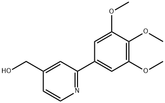 (2-(3,4,5-TRIMETHOXYPHENYL)PYRIDIN-4-YL)METHANOL Struktur