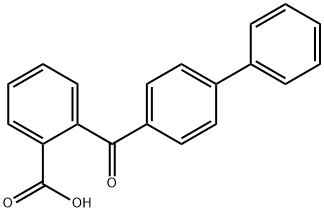 o-(4-Biphenylylcarbonyl)benzoic acid Struktur