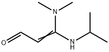 3-(Dimethylamino)-3-(isopropylamino)propenal Struktur