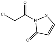 3(2H)-Isothiazolone, 2-(chloroacetyl)- (9CI) Struktur