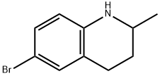 6-BroMo-2-Methyl-1,2,3,4-tetrahydro-quinoline Struktur