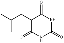 5-isobutylbarbituric acid Struktur