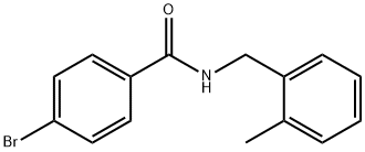 4-BroMo-N-(2-Methylbenzyl)benzaMide, 97% Struktur