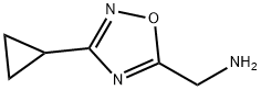 1-(3-cyclopropyl-1,2,4-oxadiazol-5-yl)methanamine(SALTDATA: HCl) Struktur