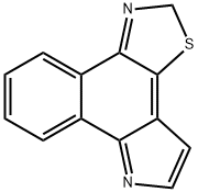 2H-Benzo[g]thiazolo[5,4-e]indole(9CI) Struktur