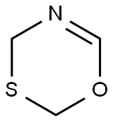 4H-1,3,5-Oxathiazine Struktur