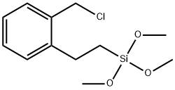 [2-[2-(chloromethyl)phenyl]ethyl]trimethoxysilane Struktur