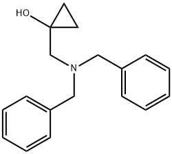 1-[[BIS(PHENYLMETHYL)AMINO]METHYL] CYCLOPROPANOL Struktur