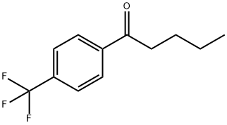 1-(4-TRIFLUOROMETHYL-PHENYL)-PENTAN-1-ONE Struktur