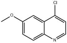 4-CHLORO-6-METHOXYQUINOLINE Struktur