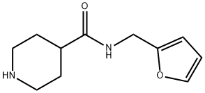 N-(2-FURYLMETHYL)PIPERIDINE-4-CARBOXAMIDE Struktur