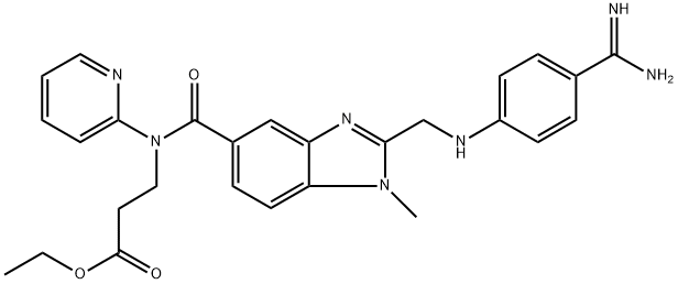 Dabigatran ethyl AcOH Salt Struktur