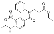 ETHYL N-[4-(METHYLAMINO)-3-NITROBENZOYL]-N-PYRIDIN-2-YL-SS-ALANINATE