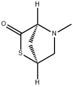 2-Thia-5-azabicyclo[2.2.1]heptan-3-one,5-methyl-,(1S,4S)-(9CI) Struktur