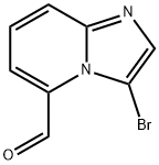 IMidazo[1,2-a]pyridine-5-carboxaldehyde, 3-broMo- Struktur