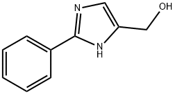 4-(Hydroxymethyl)-2-phenyl-1H-imidazole Struktur