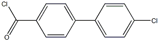 4'-CHLOROBIPHENYL-4-CARBONYL CHLORIDE Struktur