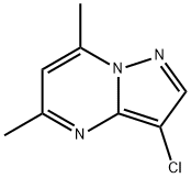 3-Chloro-5,7-dimethylpyrazolo[1,5-a]pyrimidine Struktur