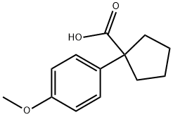 1-(4-METHOXYPHENYL)-1-CYCLOPENTANECARBOXYLIC ACID price.