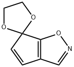 Spiro[6H-cyclopent[d]isoxazole-6,2-[1,3]dioxolane] (9CI) Struktur