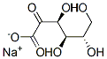 Natrium-2-keto-L-gulonat, Monohydrat Struktur