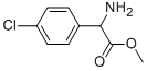 AMINO-(4-CHLORO-PHENYL)-ACETIC ACID METHYL ESTER Struktur